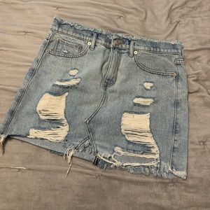 Express Jean Skirt